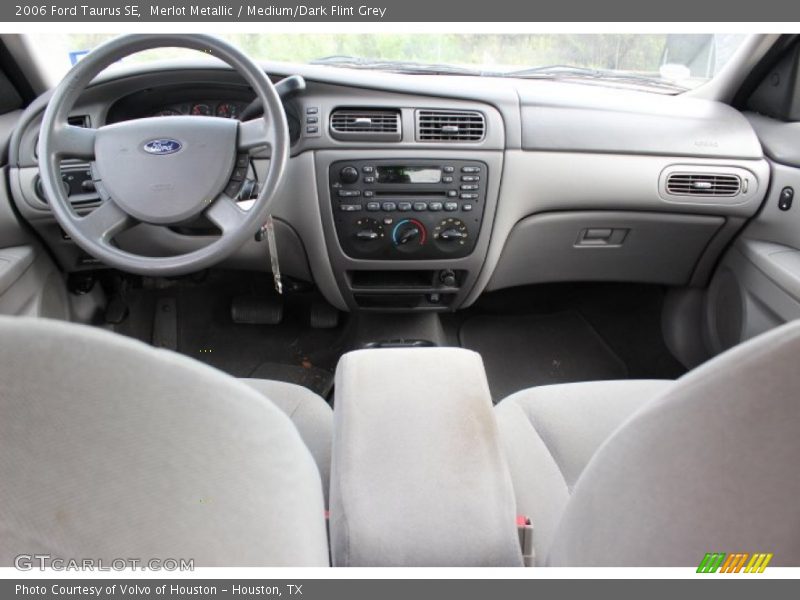 Merlot Metallic / Medium/Dark Flint Grey 2006 Ford Taurus SE