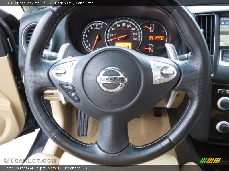 Dark Slate / Caffe Latte 2010 Nissan Maxima 3.5 SV