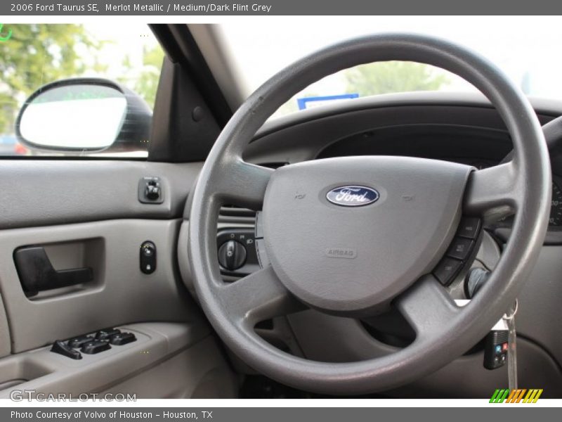 Merlot Metallic / Medium/Dark Flint Grey 2006 Ford Taurus SE