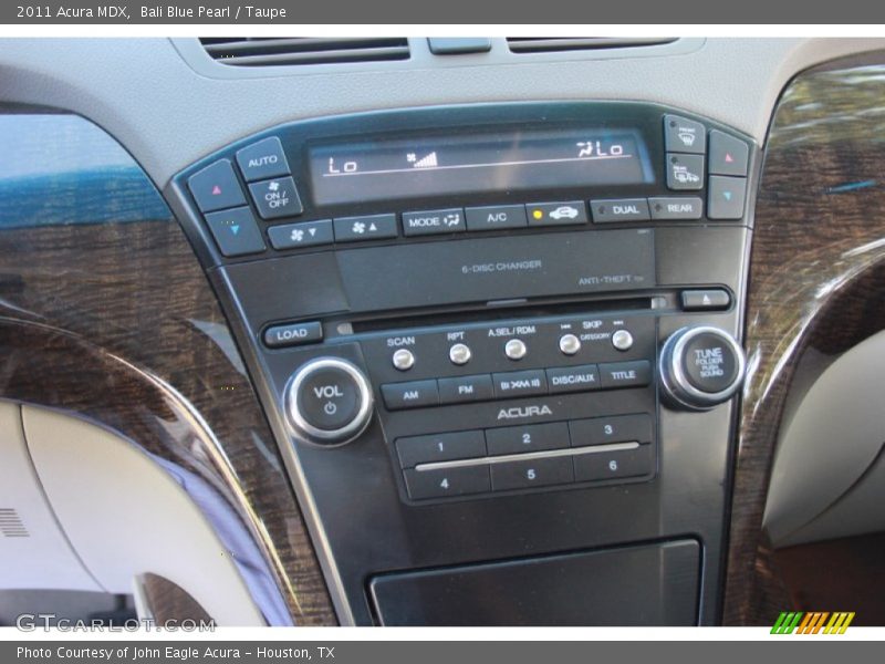 Bali Blue Pearl / Taupe 2011 Acura MDX