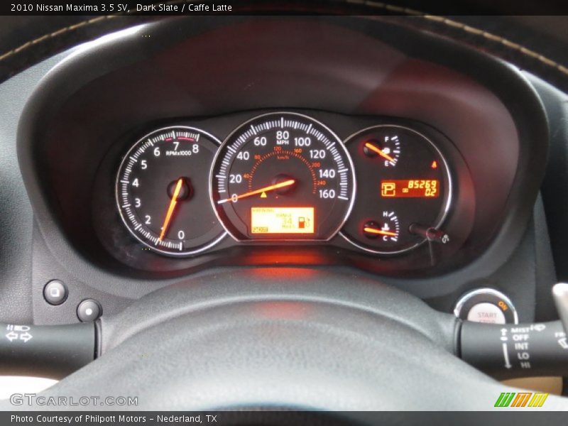 Dark Slate / Caffe Latte 2010 Nissan Maxima 3.5 SV