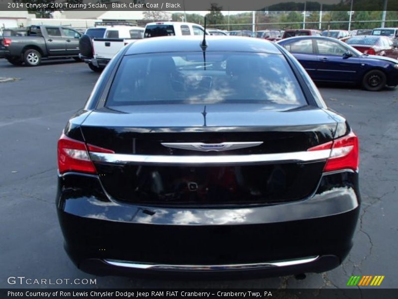 Black Clear Coat / Black 2014 Chrysler 200 Touring Sedan