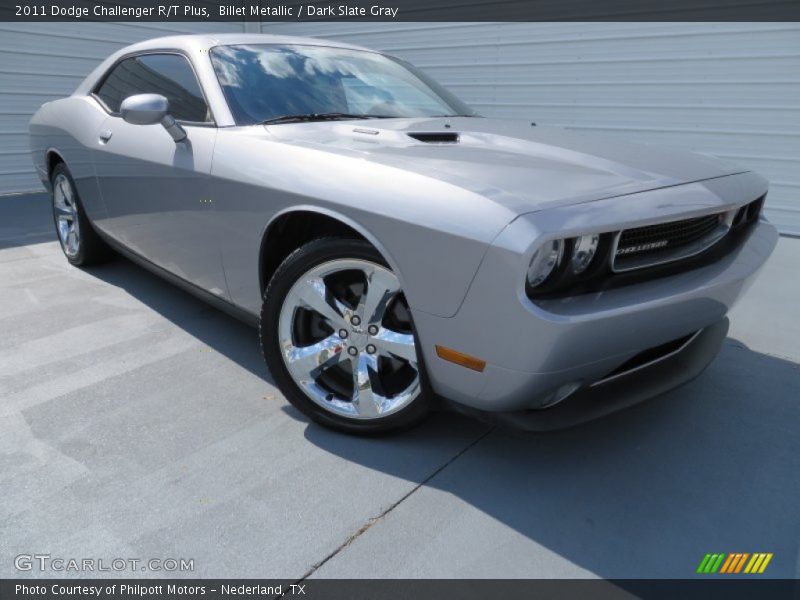 Billet Metallic / Dark Slate Gray 2011 Dodge Challenger R/T Plus