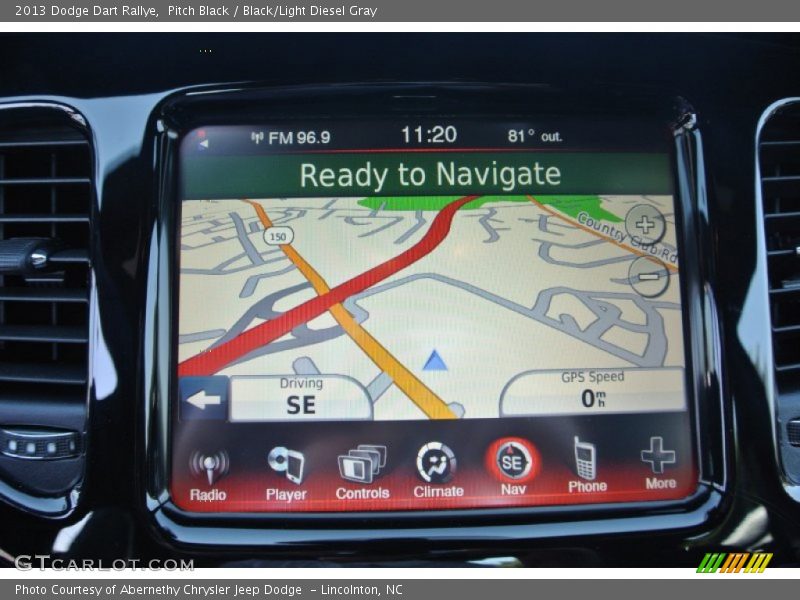 Pitch Black / Black/Light Diesel Gray 2013 Dodge Dart Rallye