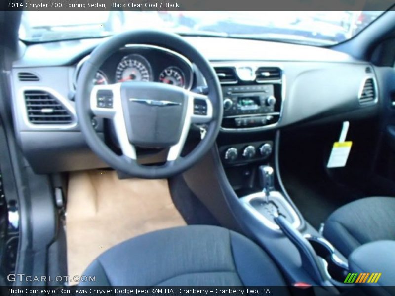 Black Clear Coat / Black 2014 Chrysler 200 Touring Sedan