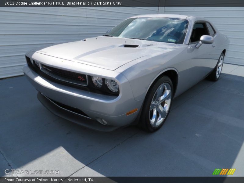 Billet Metallic / Dark Slate Gray 2011 Dodge Challenger R/T Plus
