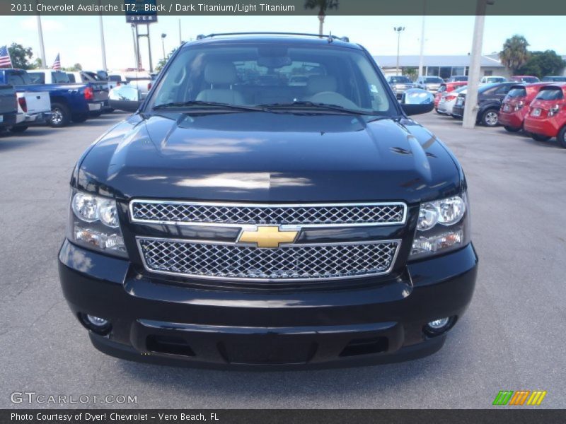 Black / Dark Titanium/Light Titanium 2011 Chevrolet Avalanche LTZ