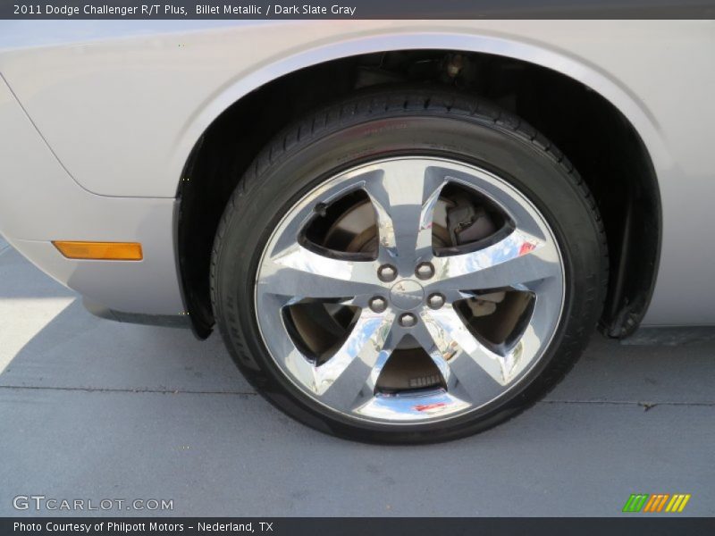 Billet Metallic / Dark Slate Gray 2011 Dodge Challenger R/T Plus