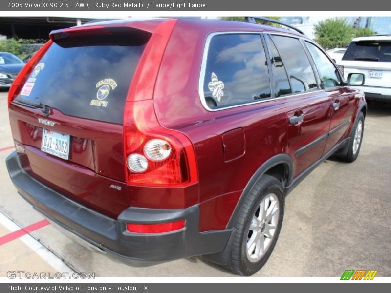 Ruby Red Metallic / Taupe/Light Taupe 2005 Volvo XC90 2.5T AWD