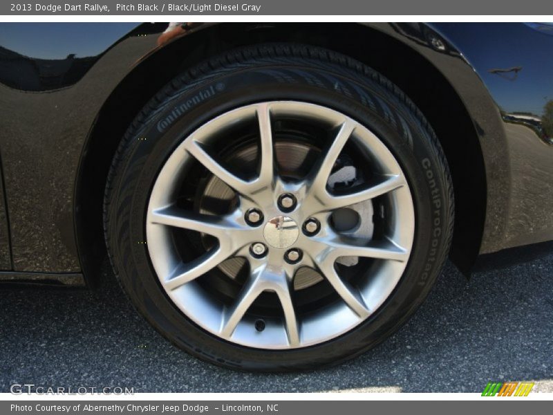 Pitch Black / Black/Light Diesel Gray 2013 Dodge Dart Rallye