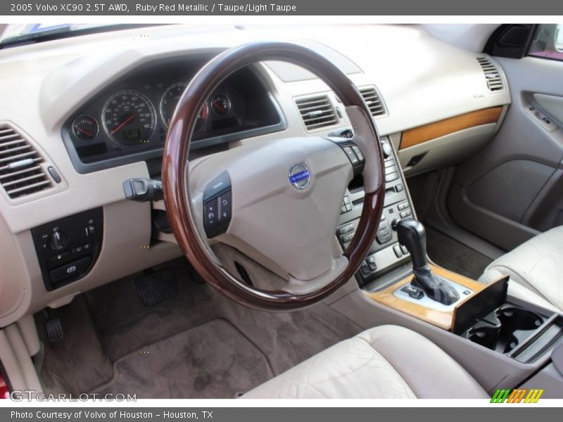 Ruby Red Metallic / Taupe/Light Taupe 2005 Volvo XC90 2.5T AWD