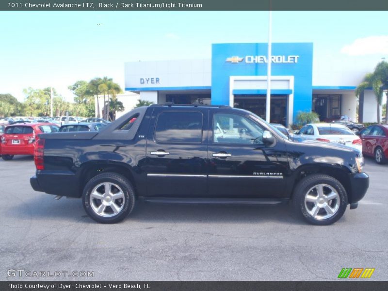 Black / Dark Titanium/Light Titanium 2011 Chevrolet Avalanche LTZ