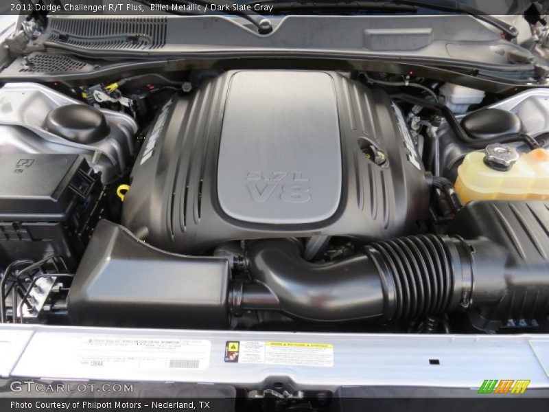 Billet Metallic / Dark Slate Gray 2011 Dodge Challenger R/T Plus