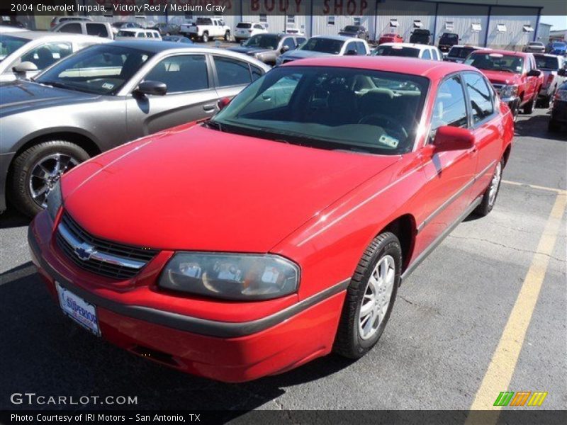 Victory Red / Medium Gray 2004 Chevrolet Impala