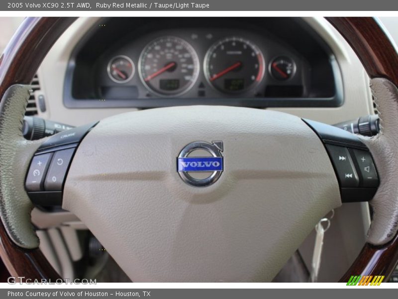 Ruby Red Metallic / Taupe/Light Taupe 2005 Volvo XC90 2.5T AWD