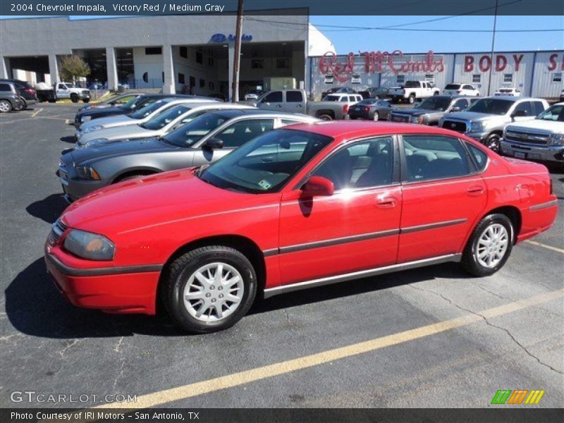 Victory Red / Medium Gray 2004 Chevrolet Impala