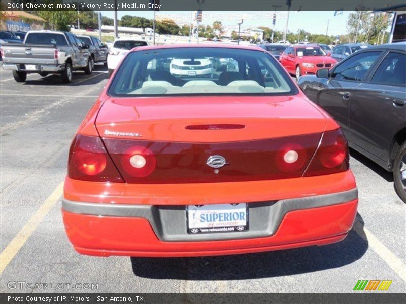 Victory Red / Medium Gray 2004 Chevrolet Impala