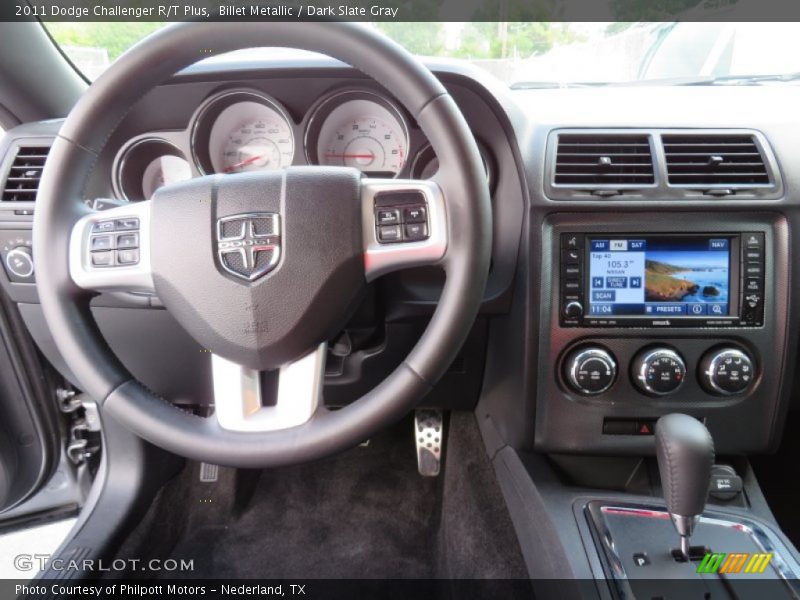 Billet Metallic / Dark Slate Gray 2011 Dodge Challenger R/T Plus