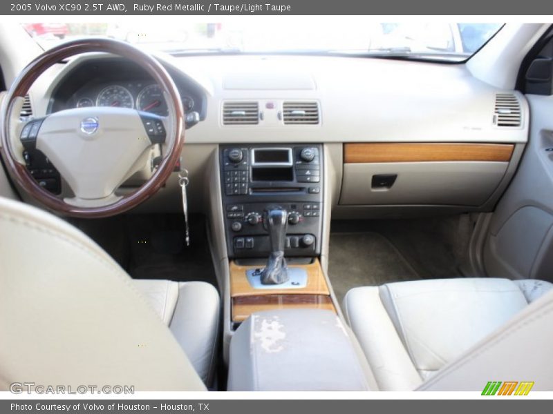 Ruby Red Metallic / Taupe/Light Taupe 2005 Volvo XC90 2.5T AWD