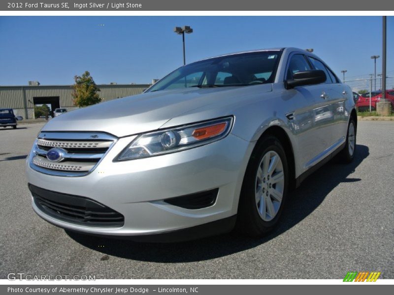 Ingot Silver / Light Stone 2012 Ford Taurus SE