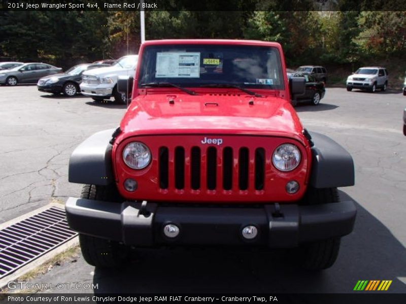 Flame Red / Black 2014 Jeep Wrangler Sport 4x4