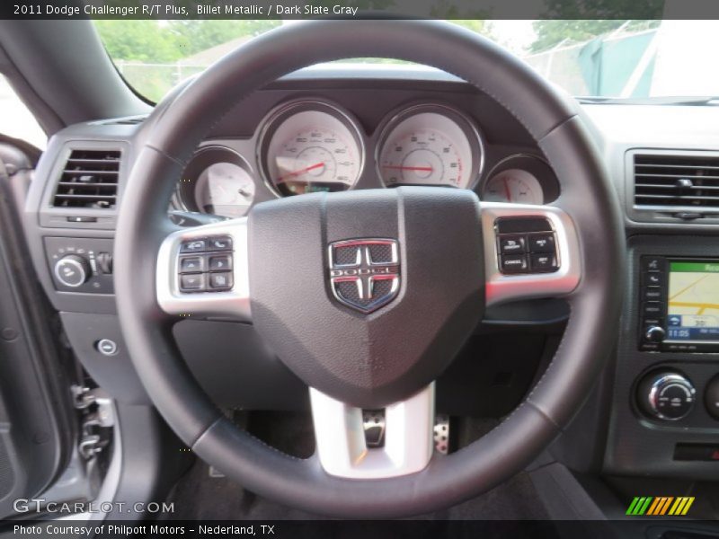 Billet Metallic / Dark Slate Gray 2011 Dodge Challenger R/T Plus