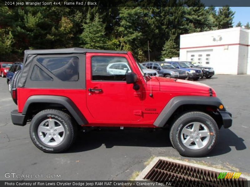 Flame Red / Black 2014 Jeep Wrangler Sport 4x4
