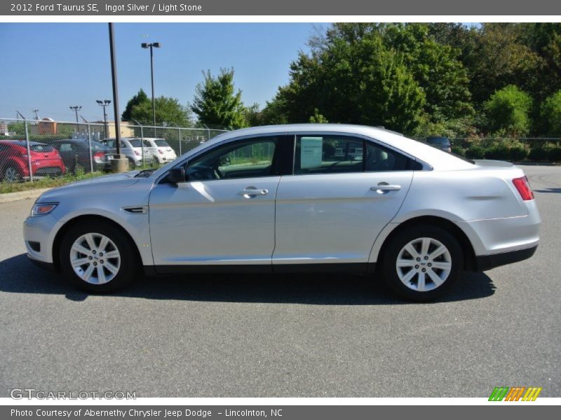 Ingot Silver / Light Stone 2012 Ford Taurus SE