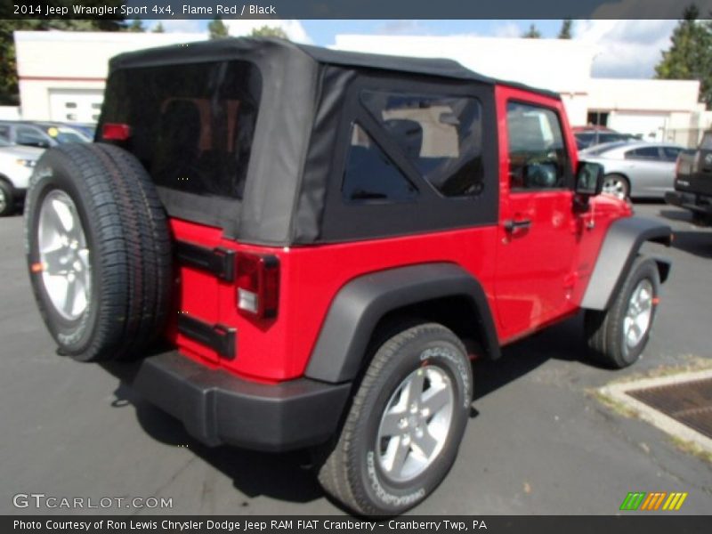 Flame Red / Black 2014 Jeep Wrangler Sport 4x4