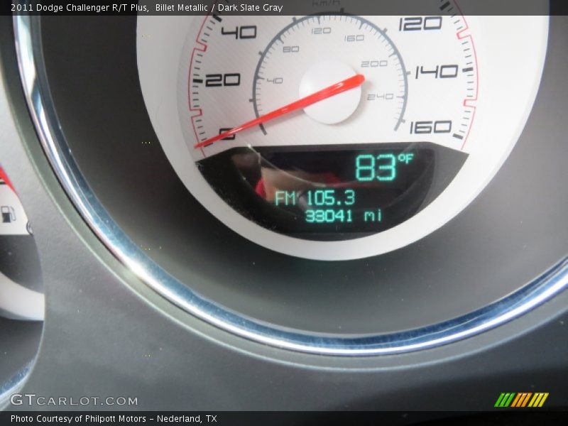 Billet Metallic / Dark Slate Gray 2011 Dodge Challenger R/T Plus