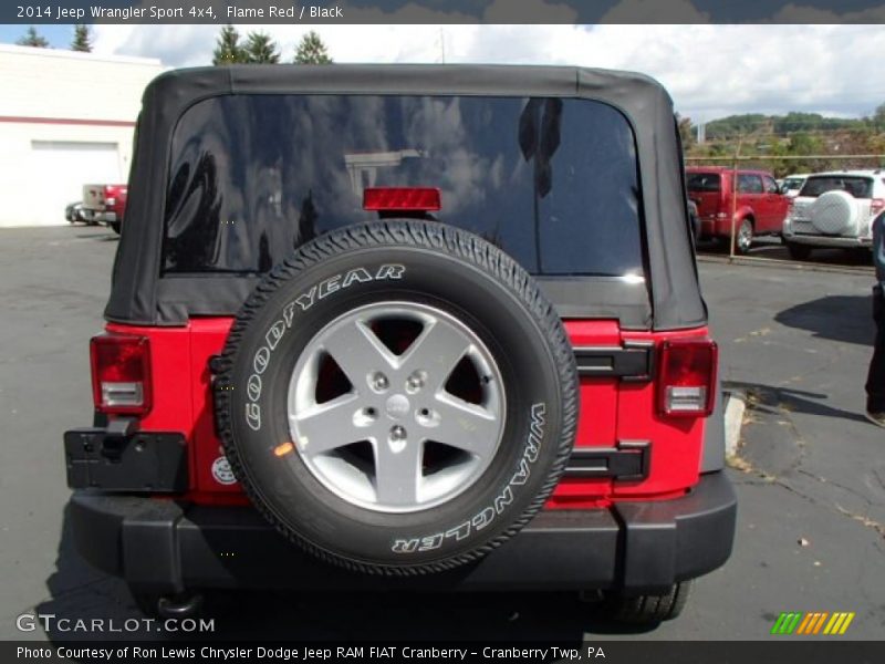 Flame Red / Black 2014 Jeep Wrangler Sport 4x4