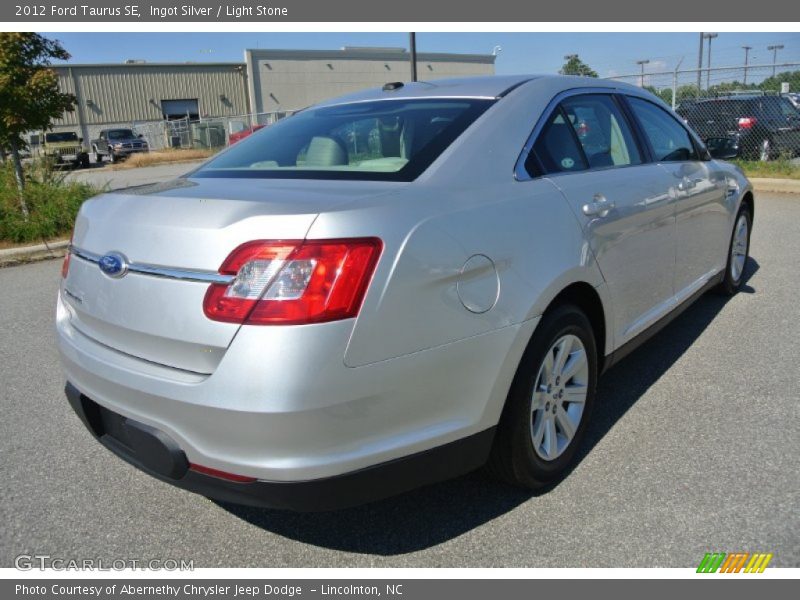 Ingot Silver / Light Stone 2012 Ford Taurus SE