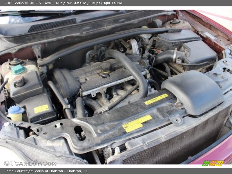 Ruby Red Metallic / Taupe/Light Taupe 2005 Volvo XC90 2.5T AWD