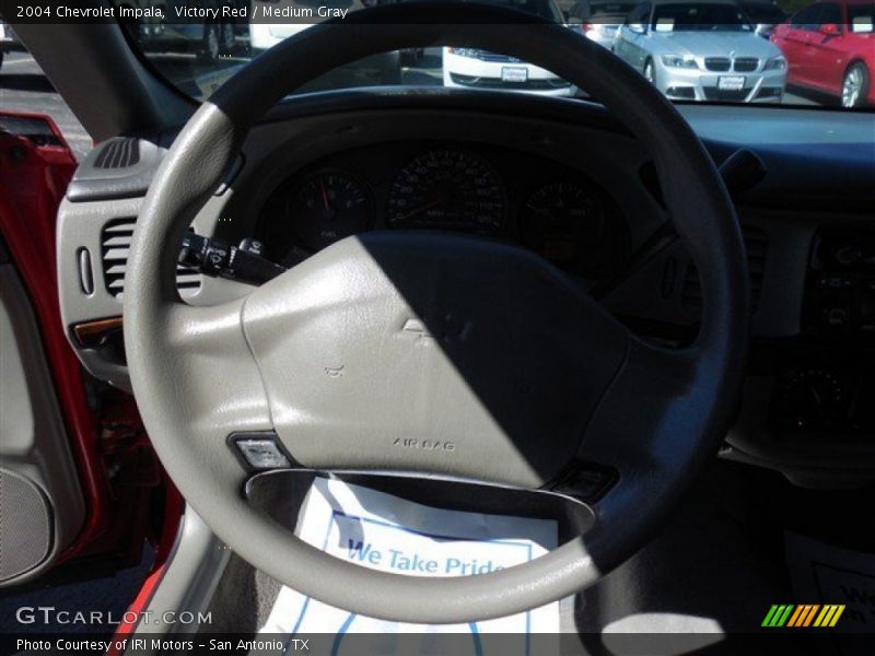 Victory Red / Medium Gray 2004 Chevrolet Impala