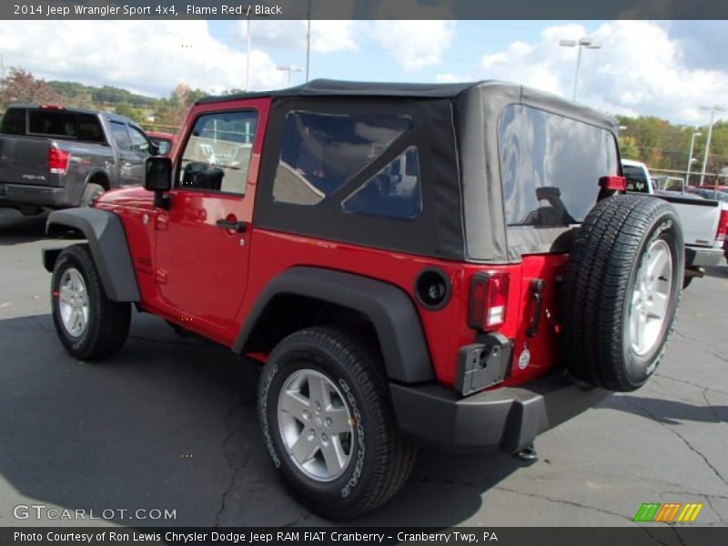 Flame Red / Black 2014 Jeep Wrangler Sport 4x4