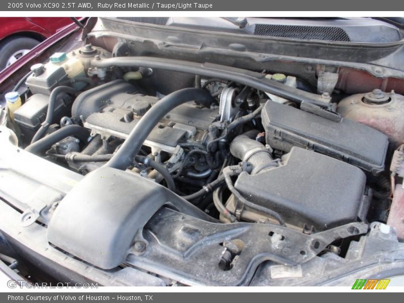 Ruby Red Metallic / Taupe/Light Taupe 2005 Volvo XC90 2.5T AWD