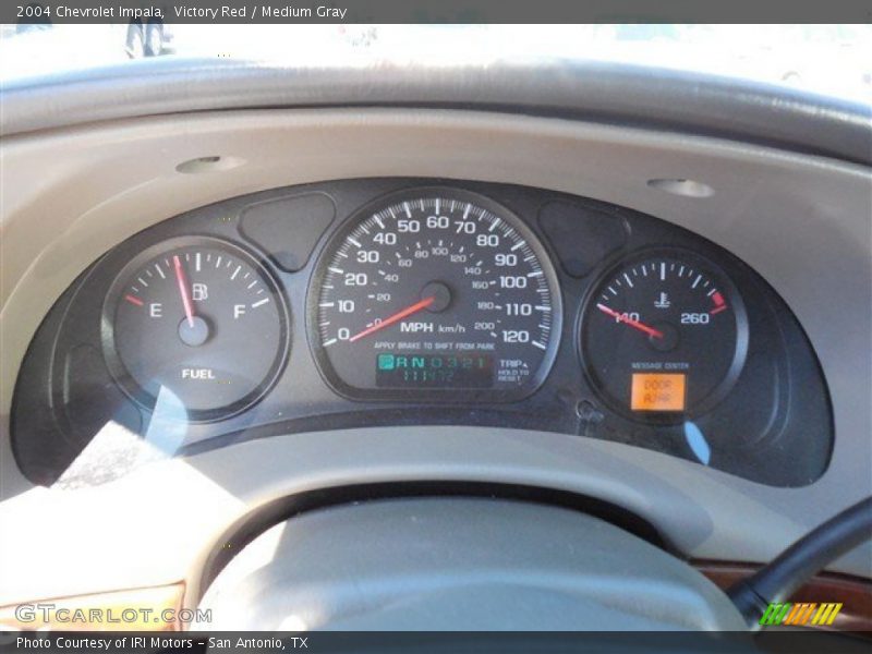 Victory Red / Medium Gray 2004 Chevrolet Impala