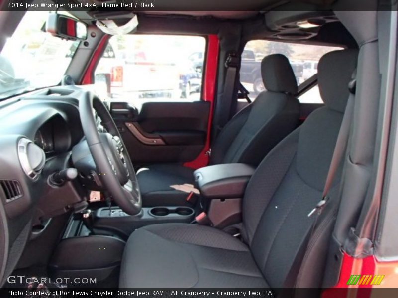 Flame Red / Black 2014 Jeep Wrangler Sport 4x4