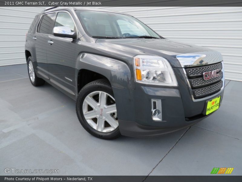 Cyber Gray Metallic / Jet Black 2011 GMC Terrain SLT