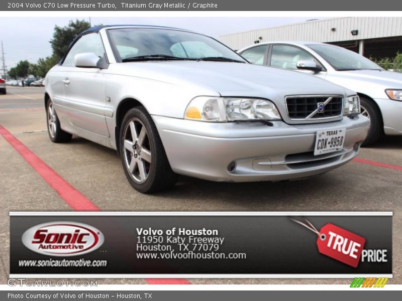 Titanium Gray Metallic / Graphite 2004 Volvo C70 Low Pressure Turbo