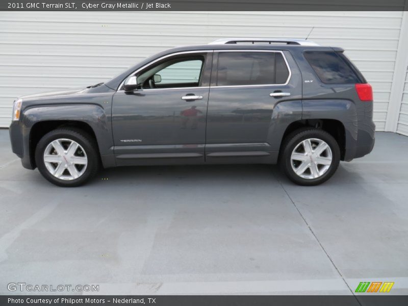 Cyber Gray Metallic / Jet Black 2011 GMC Terrain SLT