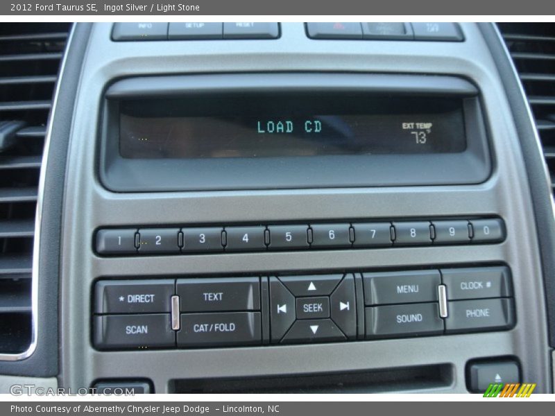 Ingot Silver / Light Stone 2012 Ford Taurus SE