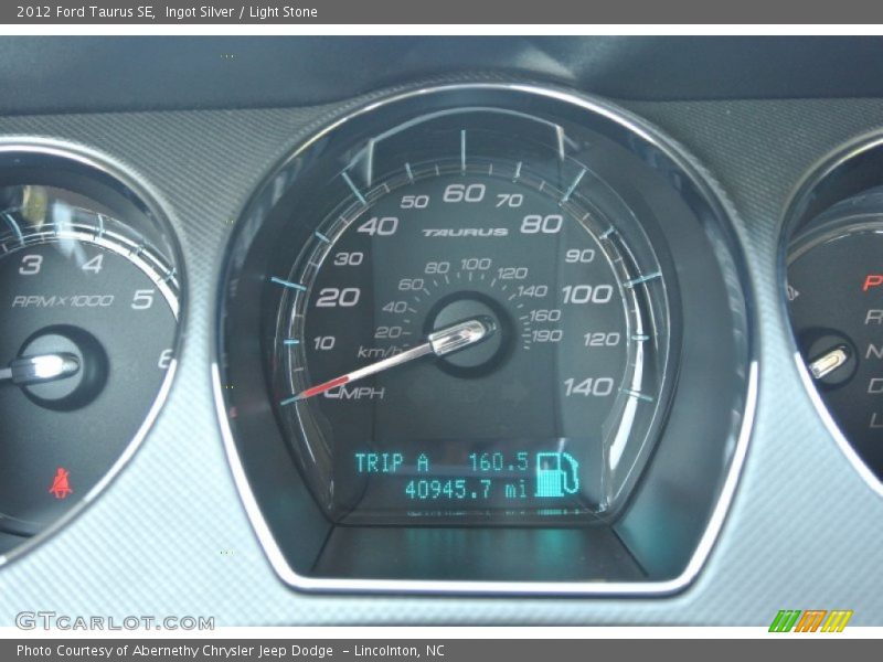 Ingot Silver / Light Stone 2012 Ford Taurus SE