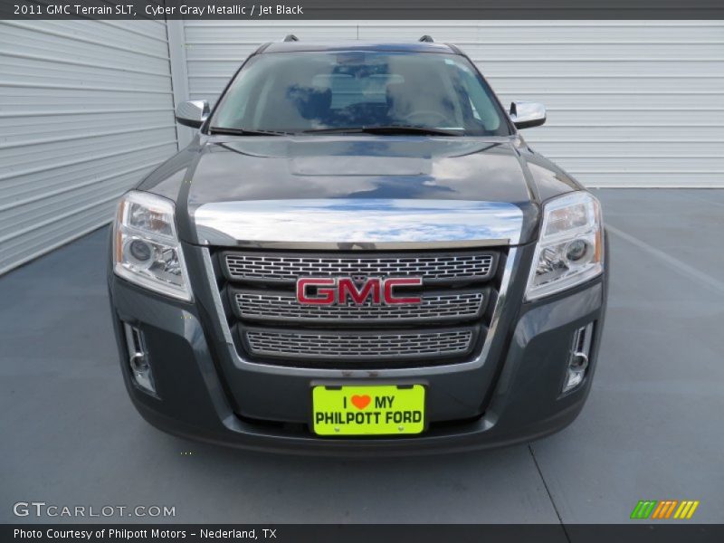 Cyber Gray Metallic / Jet Black 2011 GMC Terrain SLT