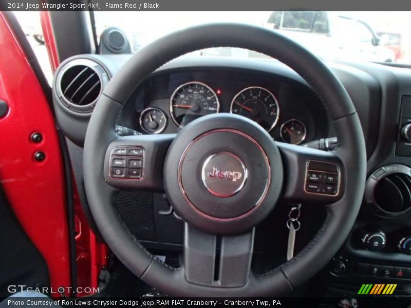 Flame Red / Black 2014 Jeep Wrangler Sport 4x4