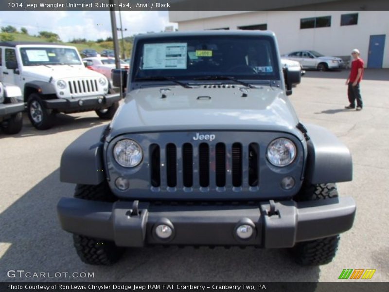 Anvil / Black 2014 Jeep Wrangler Unlimited Rubicon 4x4
