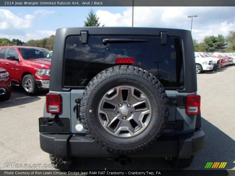 Anvil / Black 2014 Jeep Wrangler Unlimited Rubicon 4x4