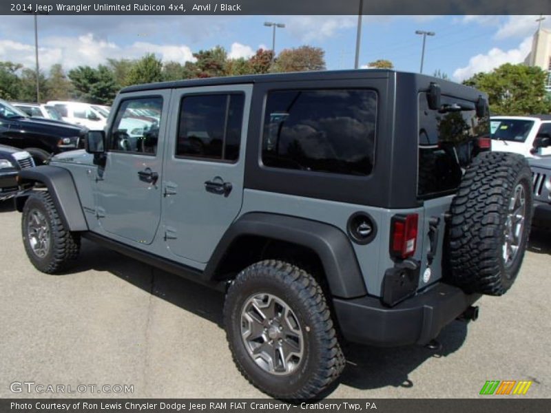Anvil / Black 2014 Jeep Wrangler Unlimited Rubicon 4x4