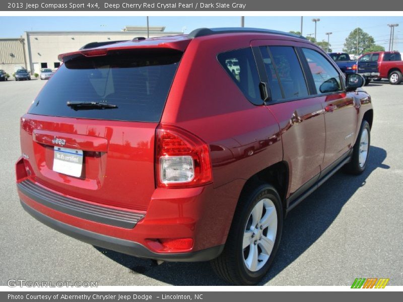 Deep Cherry Red Crystal Pearl / Dark Slate Gray 2013 Jeep Compass Sport 4x4