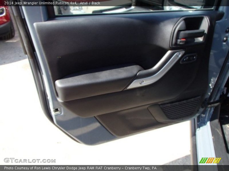 Anvil / Black 2014 Jeep Wrangler Unlimited Rubicon 4x4